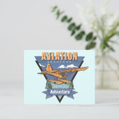 航空水上飛行機の冒険 ポストカード (スタンド正面)