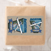 航空水上飛行機の冒険 ラベル (インサイチュ)