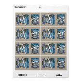 航空水上飛行機の冒険 ラベル (フルシート)