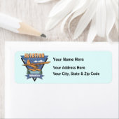 航空水上飛行機の冒険 ラベル (インサイチュ)