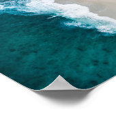 航空沿岸ビーチポスター ポスター (角)