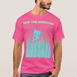 航空波の緑の海のTシャツに乗る Tシャツ