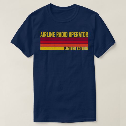 航空無線事業者 Tシャツ (デザイン正面)