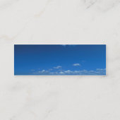 航空産業の名刺のテンプレート スキニー名刺 (裏面)