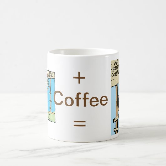 航空管制のコーヒーユーモアのマグ コーヒーマグカップ (中央)