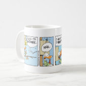 航空管制の睡眠の冗談のマグ コーヒーマグカップ (正面左)