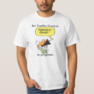 航空管制の航空ユーモアのワイシャツ Tシャツ