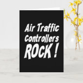 航空管制官ロック!グリーティングカード カード (黄色い花)