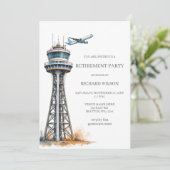 航空管制官引退パーティー 招待状 (スタンド正面)