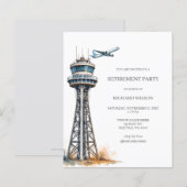 航空管制官退職パーティー (正面/裏面)