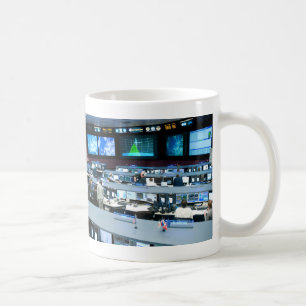 航空管制部屋のジョンソンの宇宙センター コーヒーマグカップ