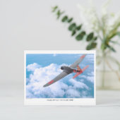 航空絵葉書「九七式艦上攻撃機 B5N2ケイト」 ポストカード (スタンド正面)