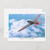 航空絵葉書「九七式艦上攻撃機 B5N2ケイト」 ポストカード (正面/裏面)