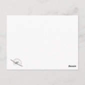 航空絵葉書「九七式艦上攻撃機 B5N2ケイト」 ポストカード (裏面)