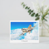 航空絵葉書「F-4幻II」 ポストカード (スタンド正面)