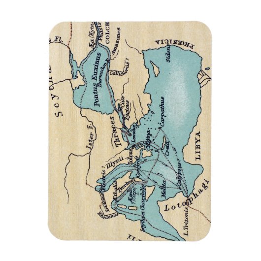 航空航海 マグネット (縦)