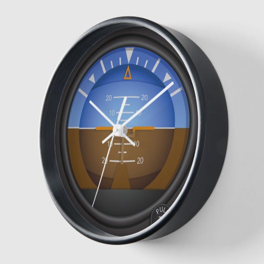 航空航空機姿勢指示計 壁時計 (傾斜)