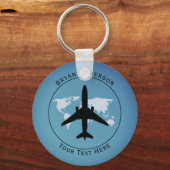 航空航空機 キーホルダー (正面)