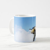 航空芸術のマグ"タンカー侵入者ブラックパンサー" コーヒーマグカップ (正面左)