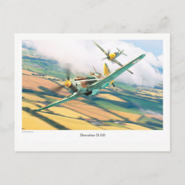航空芸術はがき「Dewoitine D.520」 ポストカード