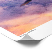 航空芸術ポスター「ブルスターF2Aバッファロー」 ポスター (角)