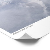 航空芸術ポスター「ロッキードSR-71ブラックバード」 ポスター (角)