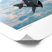 航空芸術ポスター「三菱A7Mreppuu」 ポスター (角)