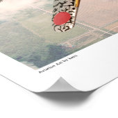 航空芸術ポスター「中島Ki-43隼オスカー」 ポスター (角)