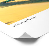 航空芸術ポスター「Dewoitine D.520」 ポスター (角)