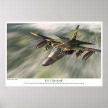航空芸術ポスター「F-111アアルガルバルク」