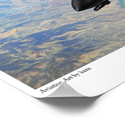 航空芸術ポスター「F-4 Phantom II」 ポスター (角)