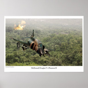 航空芸術ポスター「F-4 Phantom II」 ポスター