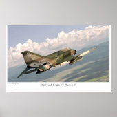 航空芸術ポスター「F-4 Phantom II」 ポスター (正面)