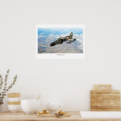 航空芸術ポスター「F-4 Phantom II」 ポスター (キッチン)