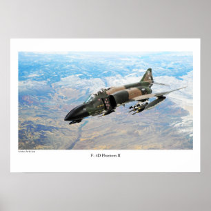 航空芸術ポスター「F-4 Phantom II」 ポスター