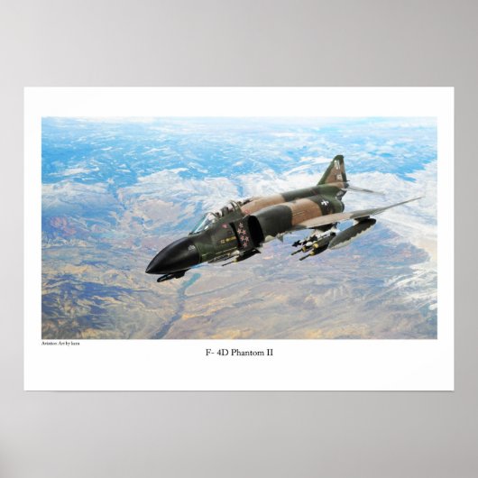 航空芸術ポスター「F-4 Phantom II」 ポスター (正面)