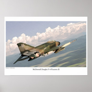 航空芸術ポスター「F-4 Phantom II」 ポスター