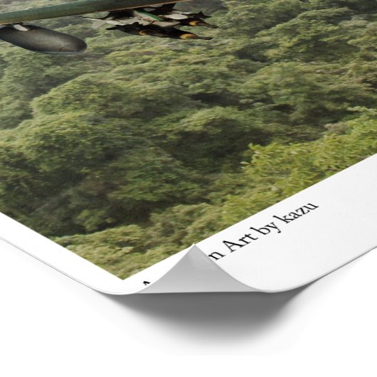 航空芸術ポスター「F-4 Phantom II」 ポスター (角)