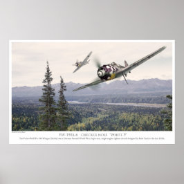 航空芸術ポスター「Fw190」 ポスター