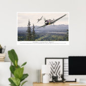航空芸術ポスター「Fw190」 ポスター (ホームオフィス)
