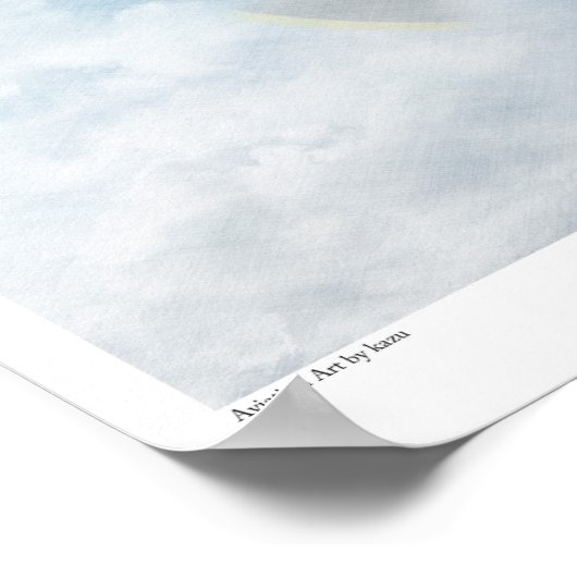 航空芸術ポスター「Grumman F6F Hellcat」 ポスター (角)