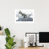 航空芸術ポスター「Junkers Ju 87 Stuka」 ポスター (ホームオフィス)