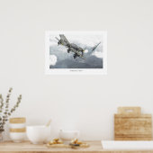 航空芸術ポスター「Junkers Ju 87 Stuka」 ポスター (キッチン)