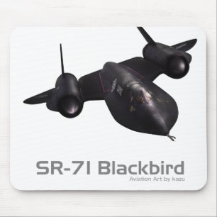 航空芸術マウスパッド「SR-71ブラックバード」 マウスパッド