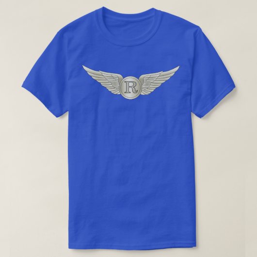 航空観測偵察バッジ Tシャツ (デザイン正面)