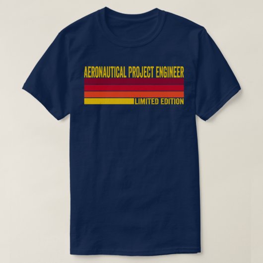 航空計画技術者 Tシャツ (デザイン正面)