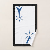 航空記号グラフパイロットドローン バスタオルセット (ハンドタオル)