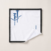 航空記号グラフパイロットドローン バスタオルセット (ウォッシュタオル)