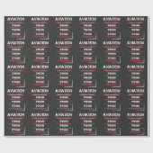 航空詐欺コード-パイロットのためのおもしろいなTシャツ ラッピングペーパー (フラット)