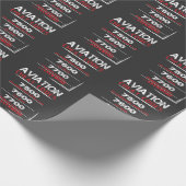 航空詐欺コード-パイロットのためのおもしろいなTシャツ ラッピングペーパー (角)